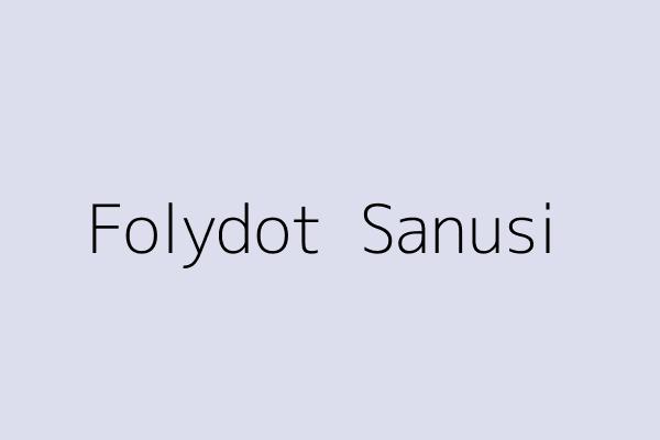 Folydot  Sanusi 